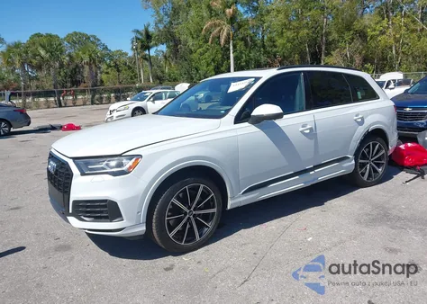 2021 Audi Q7 Premium Plus 55 Tfsi Quattro Tiptronic z USA, uszkodzony, nr VIN WA1LXAF71MD023024